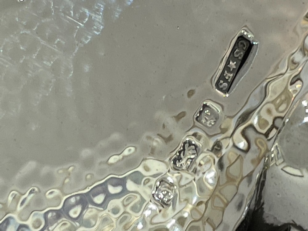 A Stunning Edwardian Solid Silver Hip Flask View III