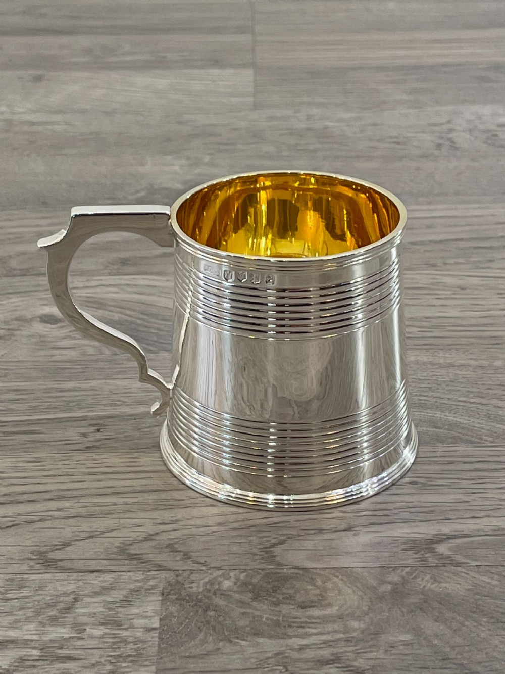 George III Scottish Solid Silver Tankard, Hallmarked Edinburgh 1811 by P Cunningham & Sons