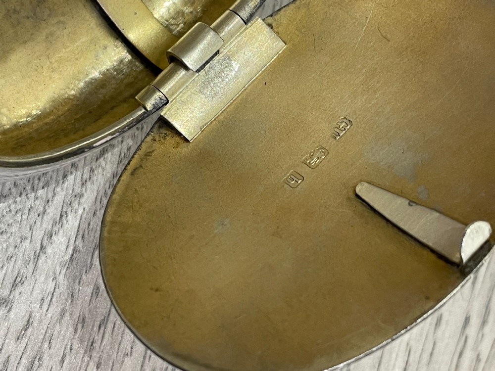 Edwardian Solid Silver Snuff Tobacco Box, George Unite View VI