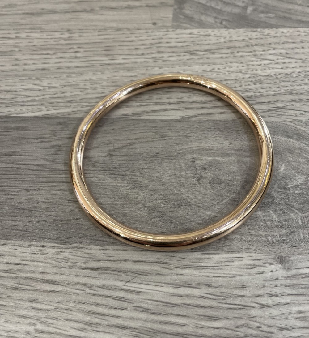 9ct Rose Gold Bangle, hallmarked Birmingham 1945 View V
