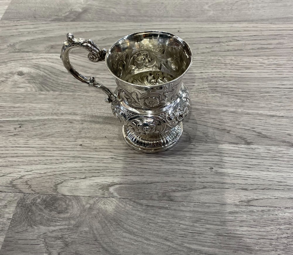 William IV Solid Silver Christening Mug, hallmarked London 1831 View VII