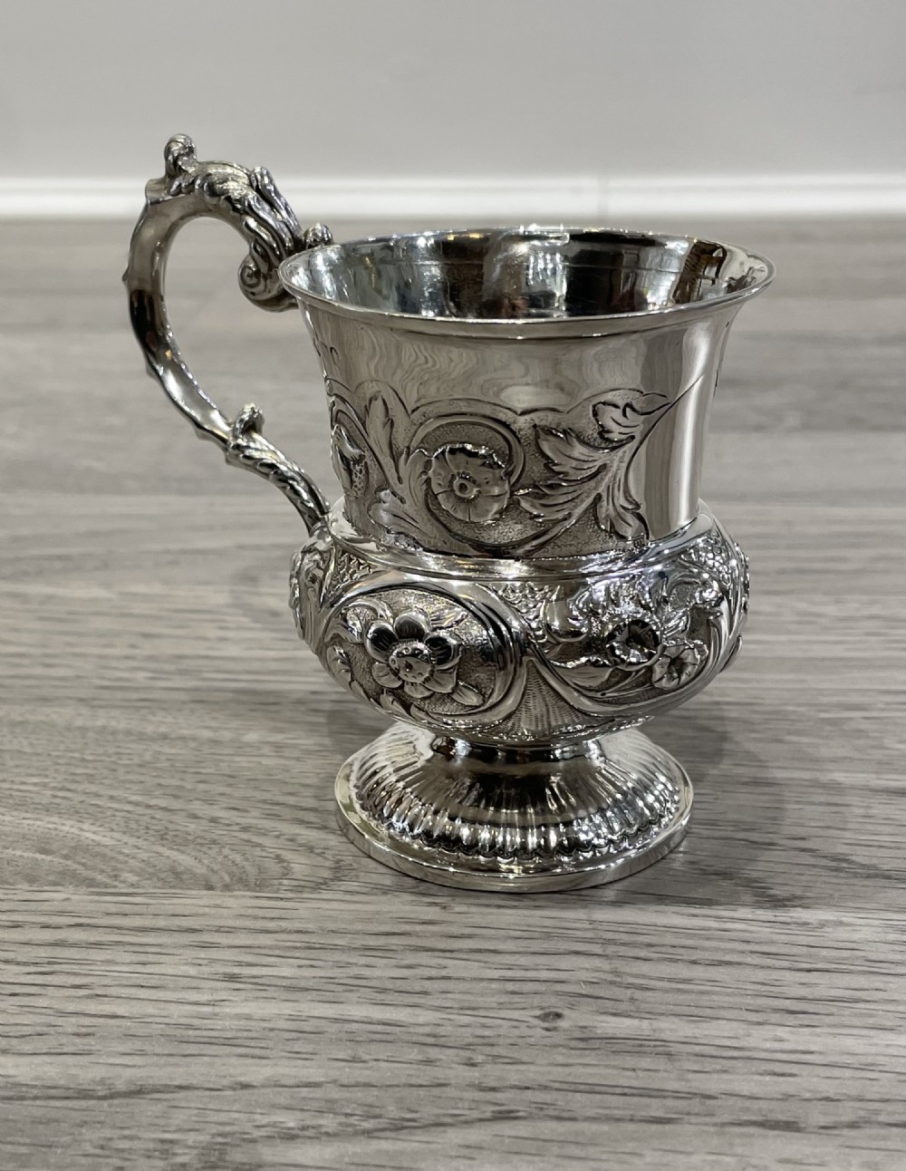 William IV Solid Silver Christening Mug, hallmarked London 1831 View IX