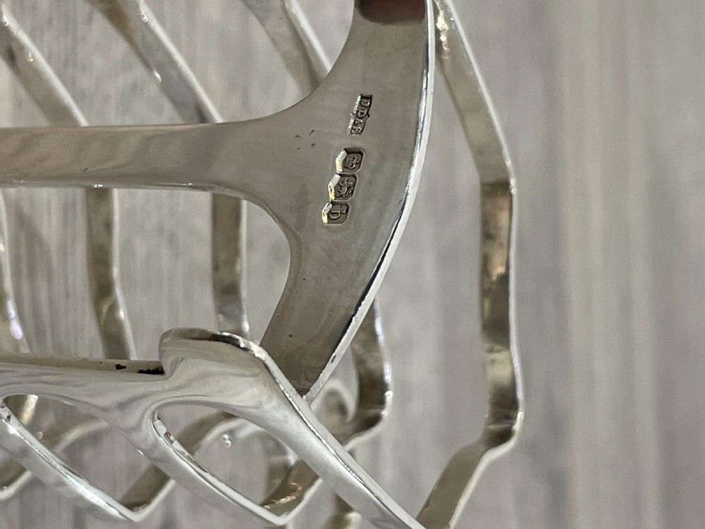 George V Solid Silver Toast Rack View V