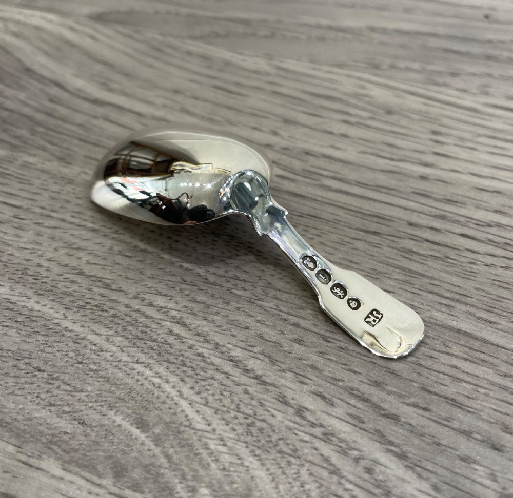 George IV Silver Caddy Spoon, hallmarked London 1824 by Joseph Read View II