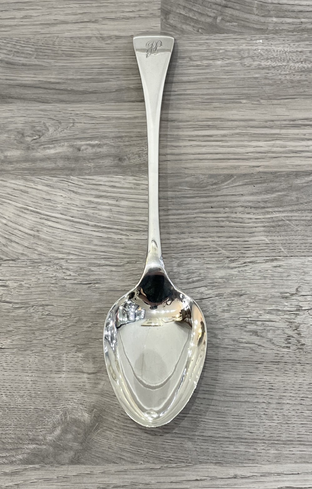 Victorian Solid Silver Serving Basting Spoon