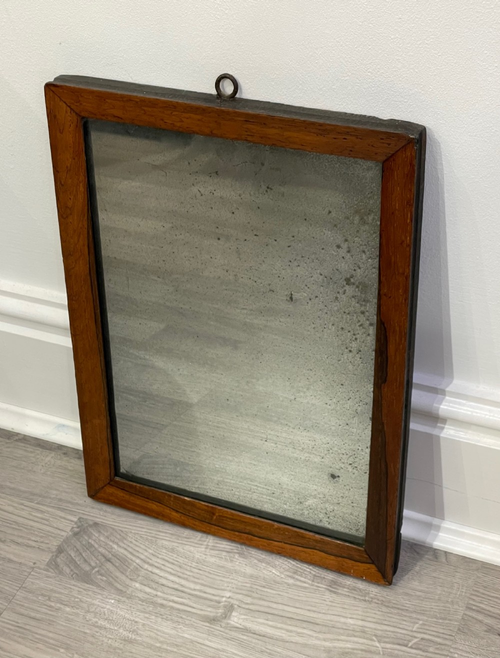 Regency Rosewood Mirror, beautiful original plate  View IV