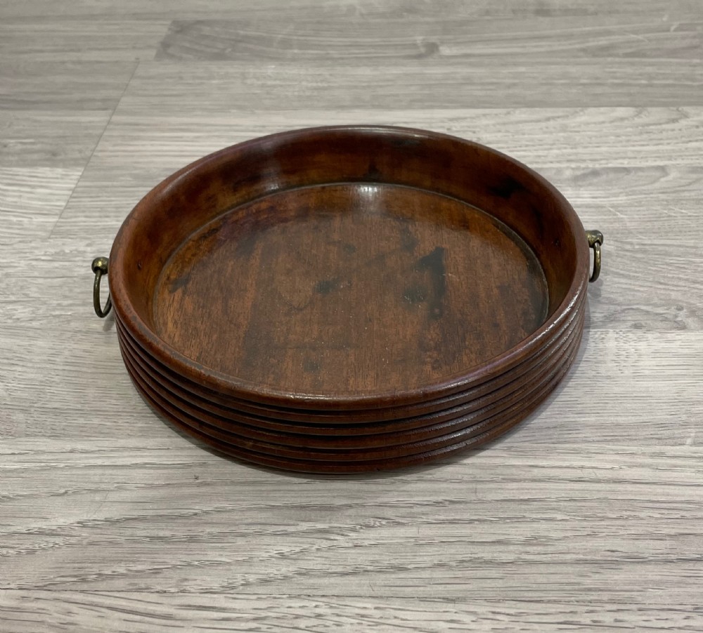 George III Mahogany Decanter Coaster View II