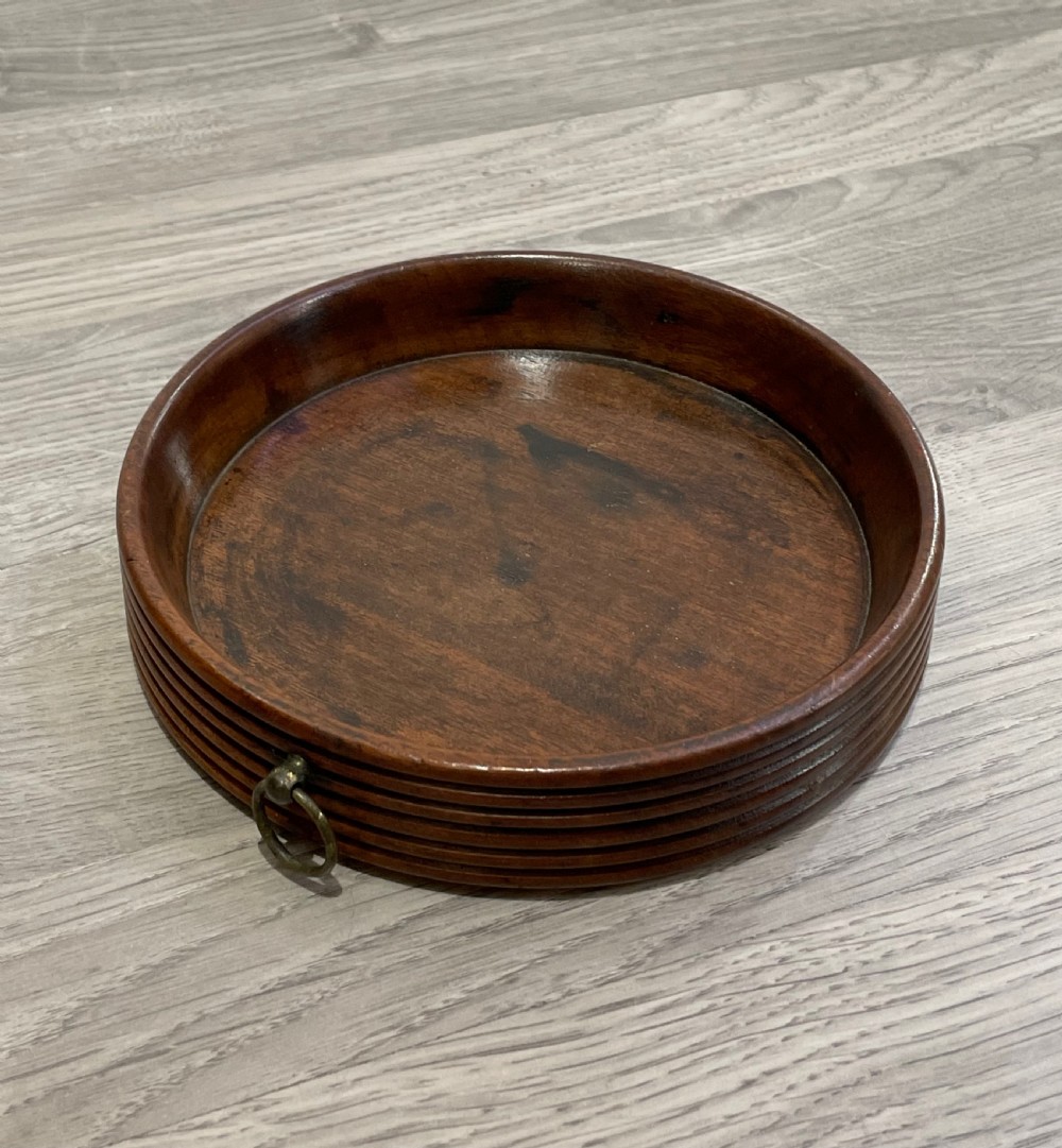 George III Mahogany Decanter Coaster View IV