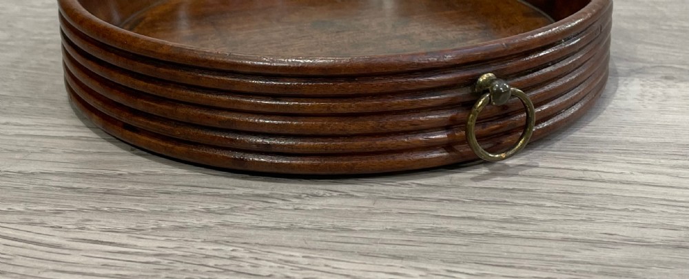 George III Mahogany Decanter Coaster View V