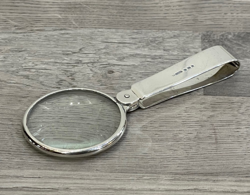 George V Silver Magnifying Glass by Sampson Mordan View II