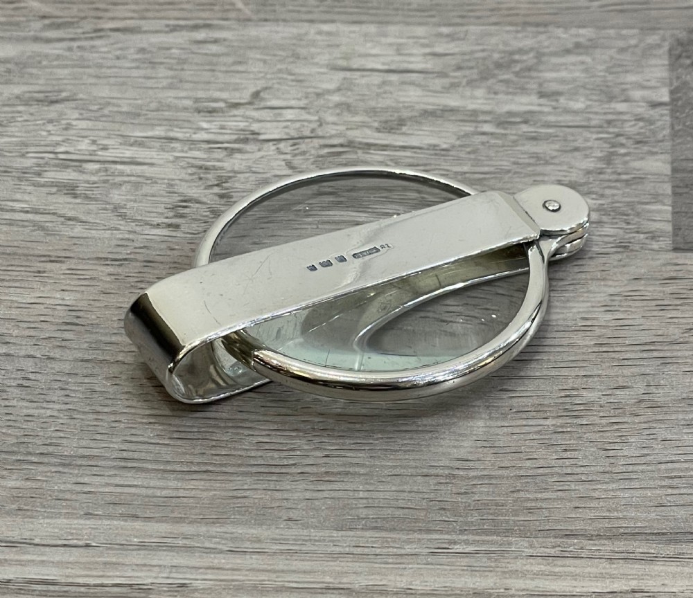 George V Silver Magnifying Glass by Sampson Mordan View III