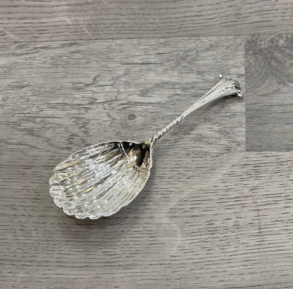 Victorian Silver Caddy Spoon, Onslow Pattern