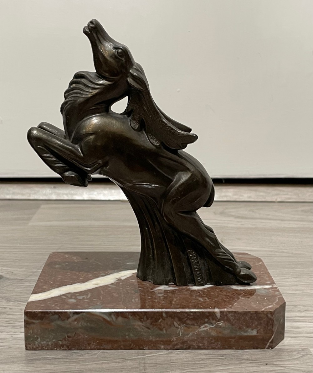 Art Deco Spelter Stag Bookends by Franjou View III