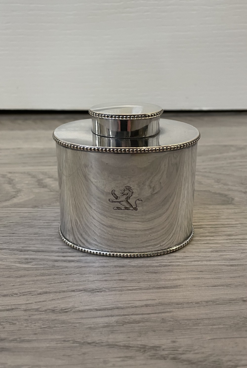 Regency Old Sheffield Plated Tea Caddy