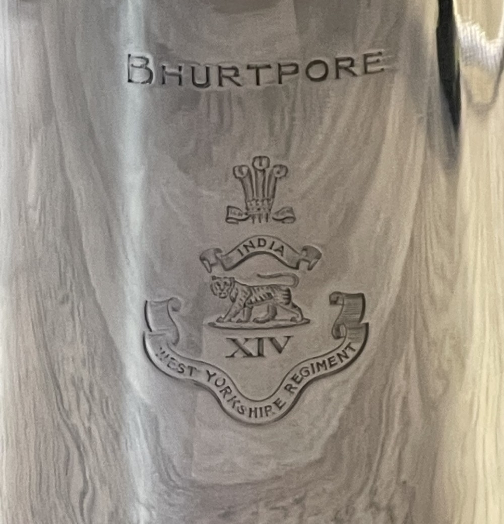 George V Solid Silver Pint Tankard, 1934 View III