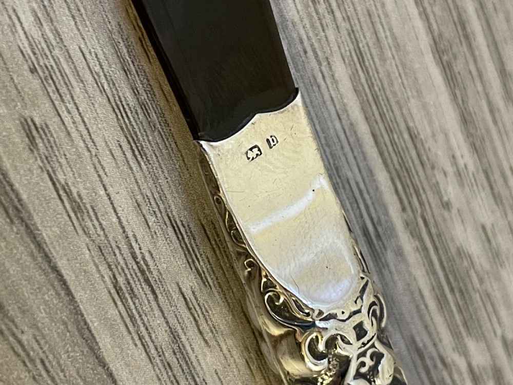Edwardian Silver Letter Opener by Levi & Salaman View III