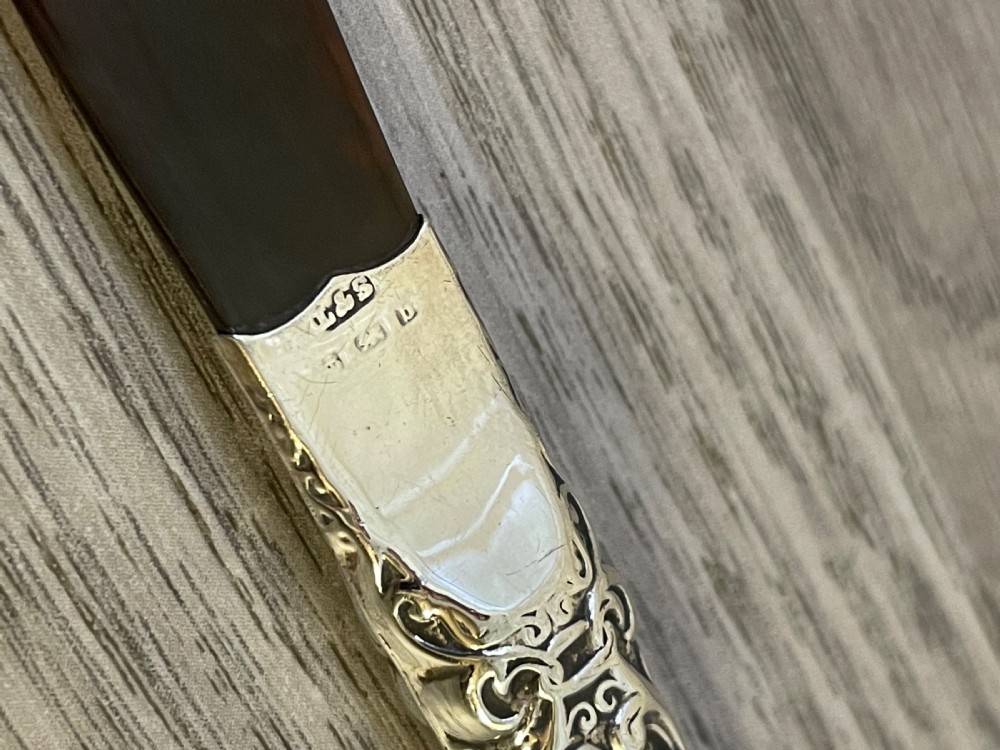 Edwardian Silver Letter Opener by Levi & Salaman View IV