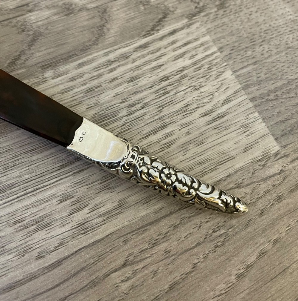 Edwardian Silver Letter Opener by Levi & Salaman View V