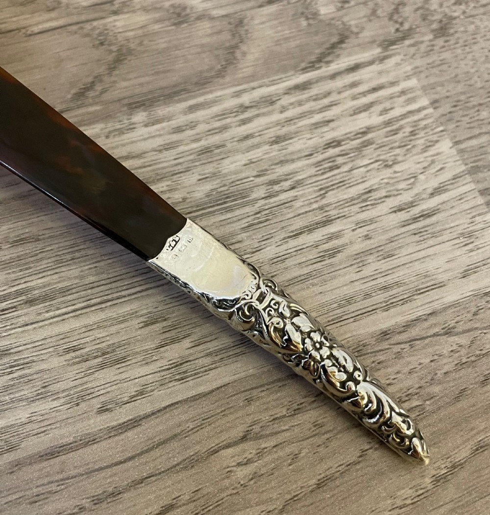 Edwardian Silver Letter Opener by Levi & Salaman View VI