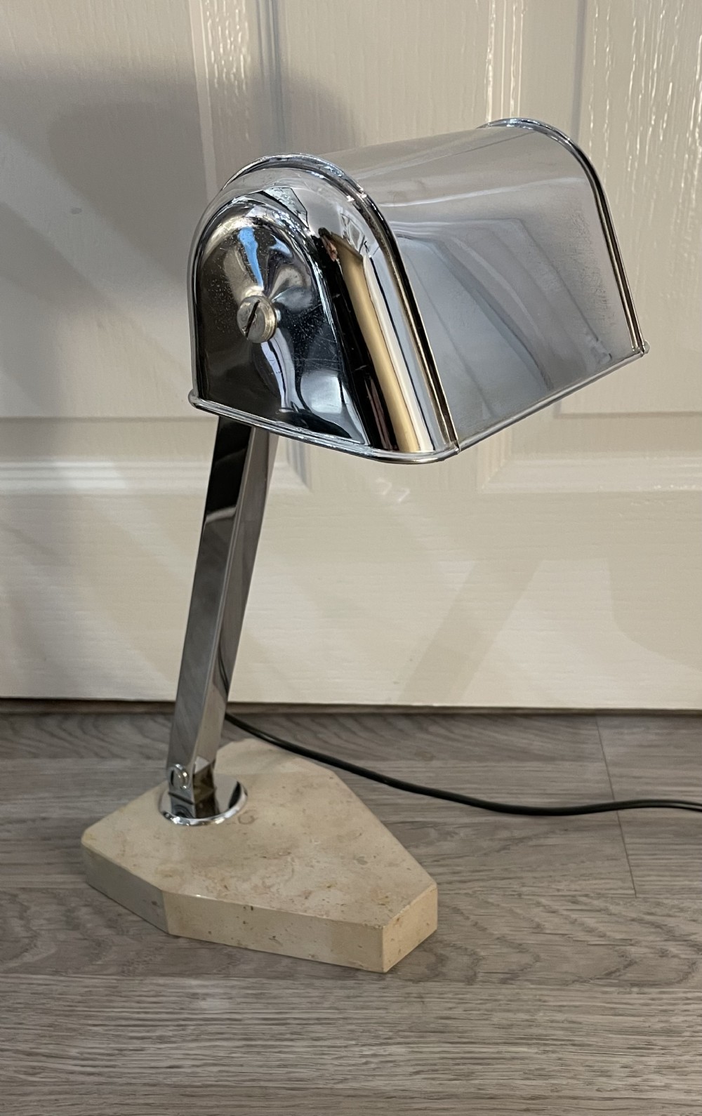 Art Deco Chrome Desk Lamp by Fare