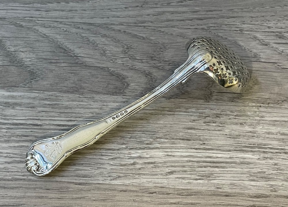 George IV Silver Sugar Sifter Spoon, 1822 View III