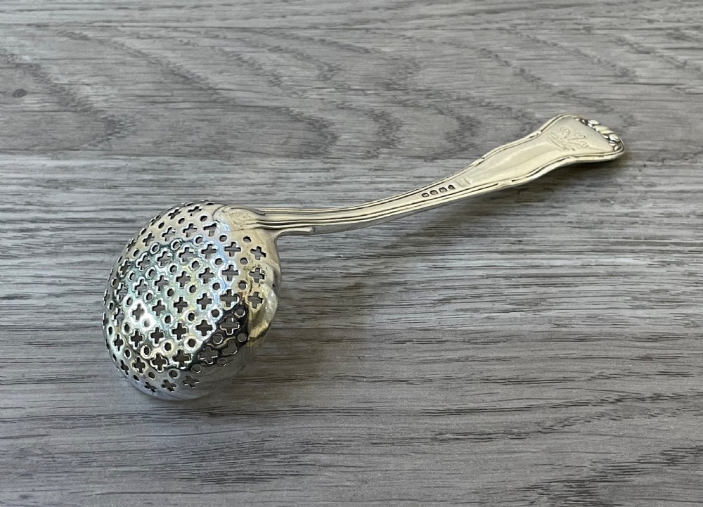 George IV Silver Sugar Sifter Spoon, 1822 View VI