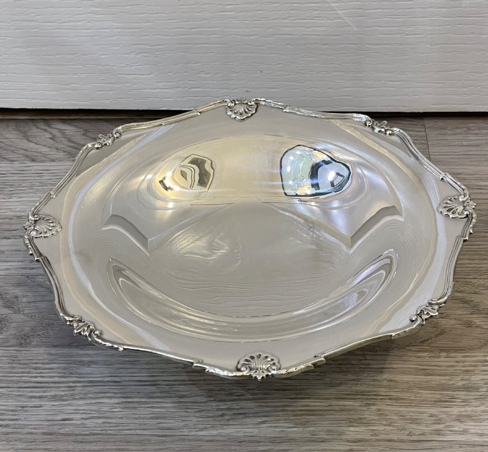 Scottish Silver Fruit Bowl by Hamilton & Inches, Edinburgh 
