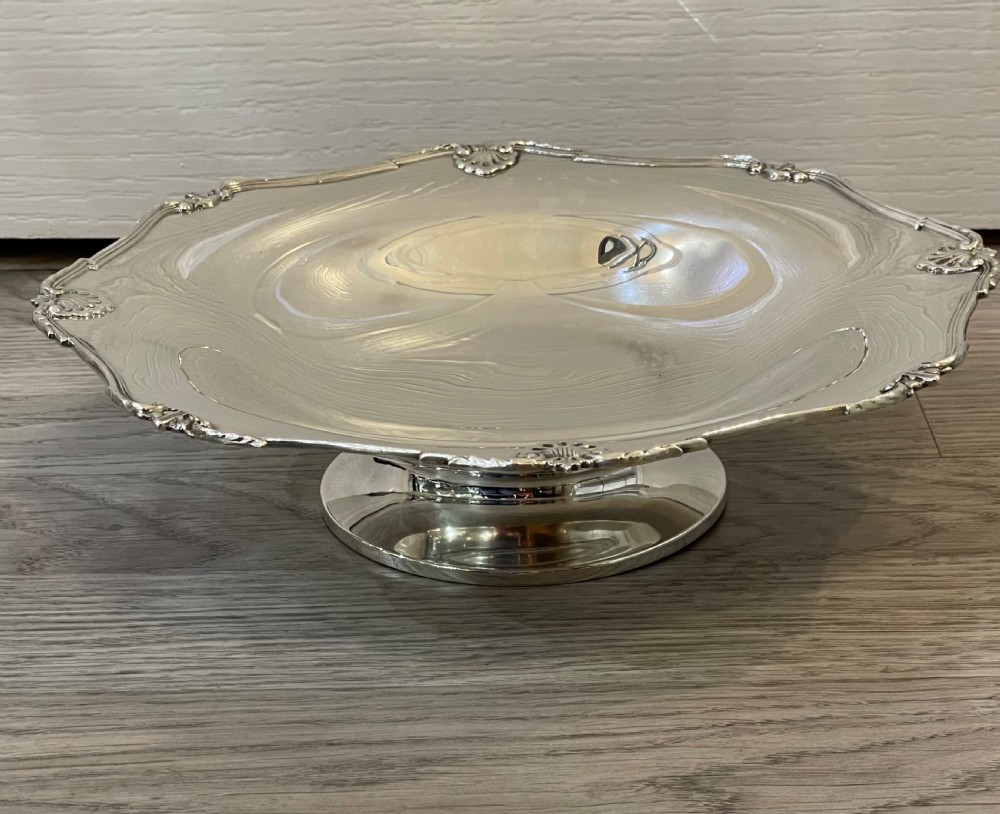 Scottish Silver Fruit Bowl by Hamilton & Inches, Edinburgh  View V