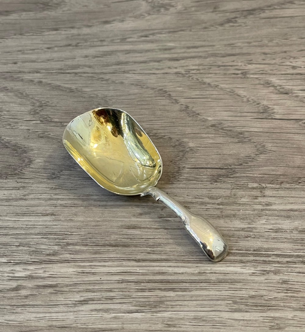 Silver Caddy Spoon by Joseph Taylor, 1817 View II