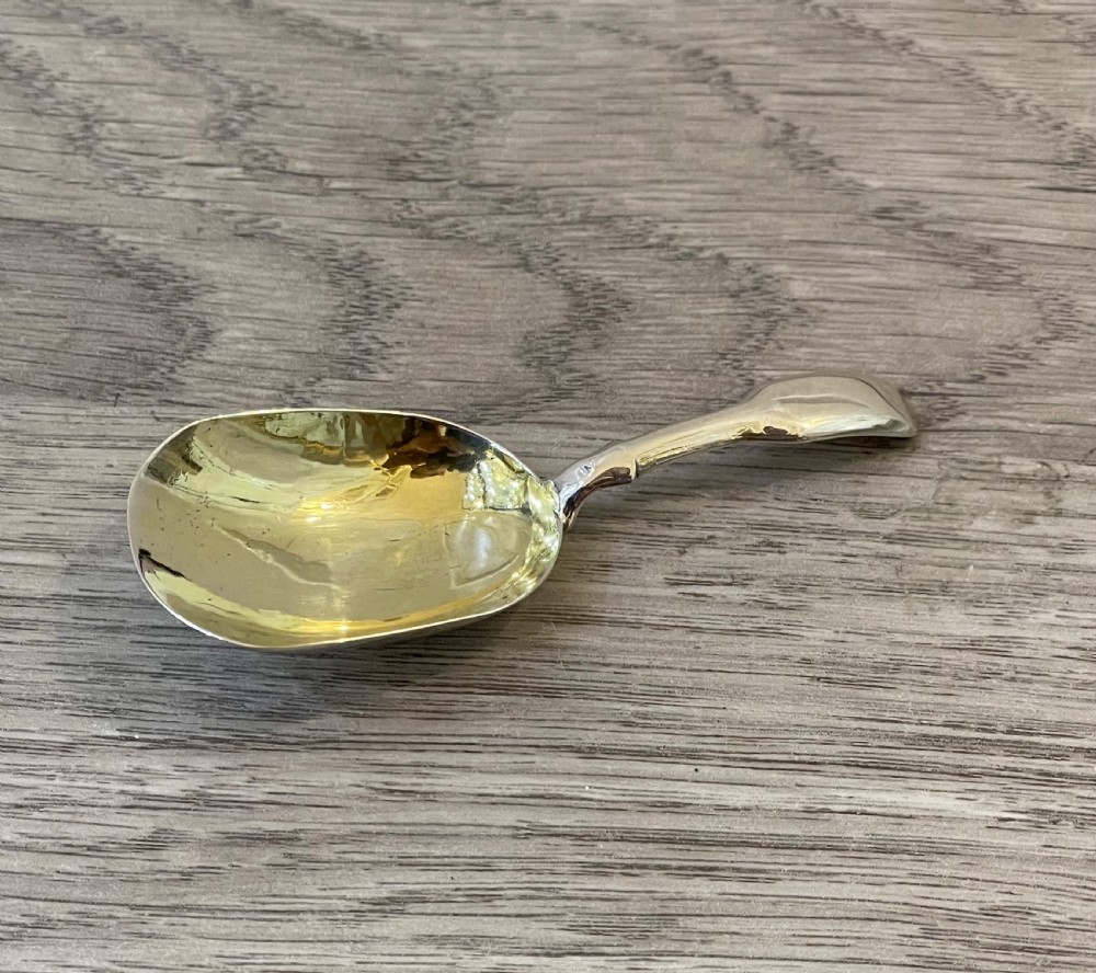 Silver Caddy Spoon by Joseph Taylor, 1817 View III