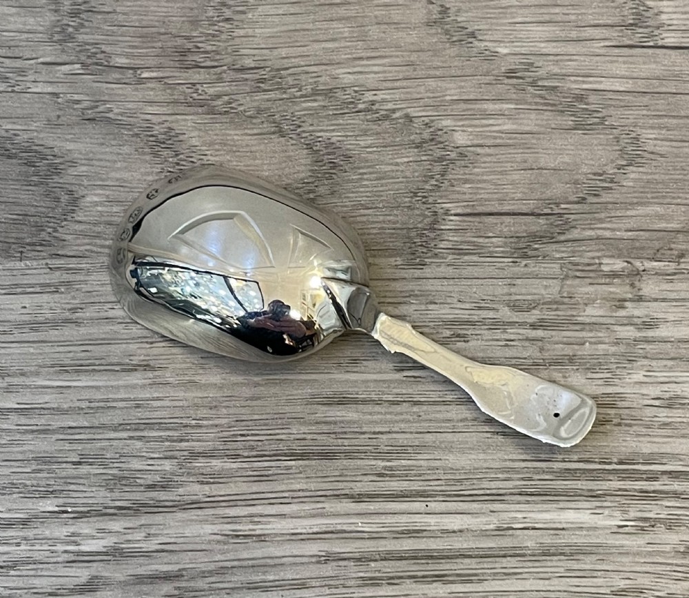 Silver Caddy Spoon by Joseph Taylor, 1817 View IV