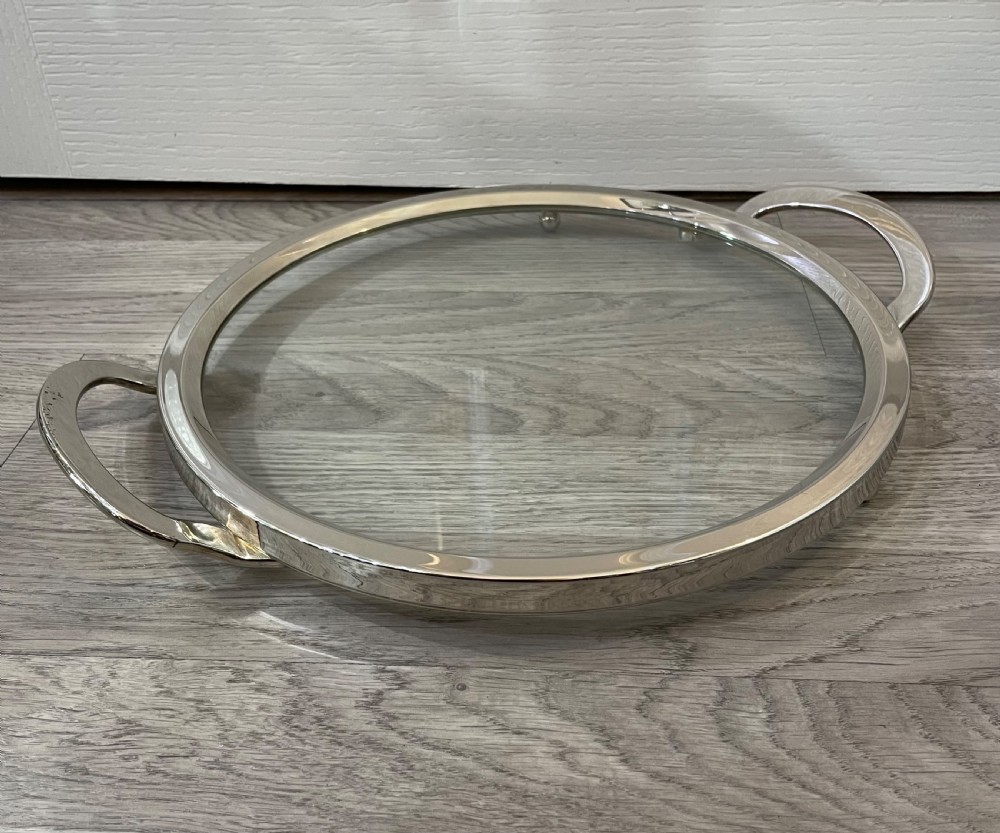 Art Deco Silver Plated Drinks Tray  View II