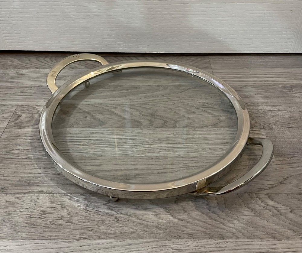 Art Deco Silver Plated Drinks Tray  View III