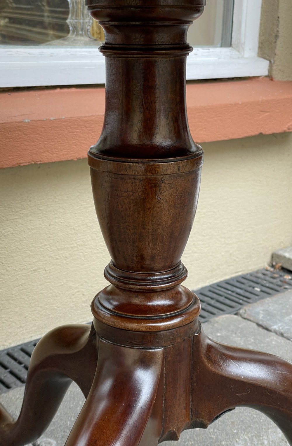Georgian Mahogany Dumb Waiter Serving Table View IV