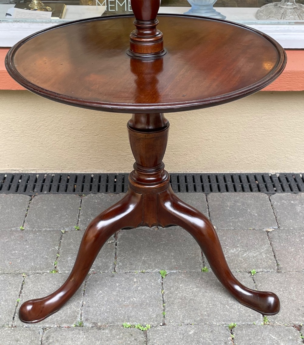 Georgian Mahogany Dumb Waiter Serving Table View VII