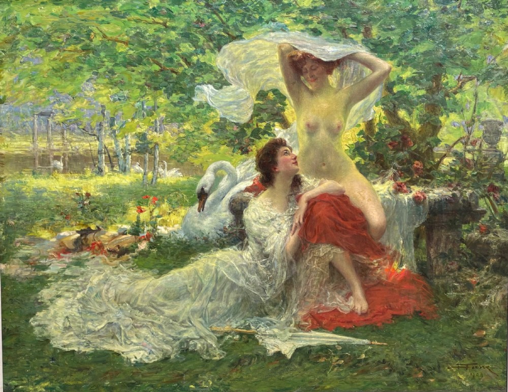 Henri Farre (French 1871-1934) Oil Painting  View II