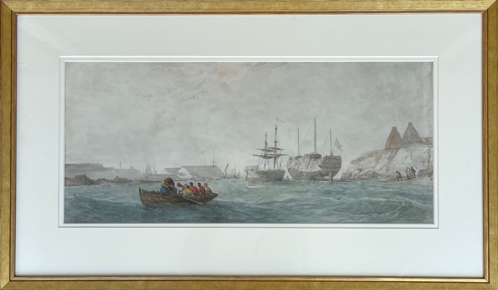 Marine Watercolour by John Cuthbert Salmon (1844-1917)