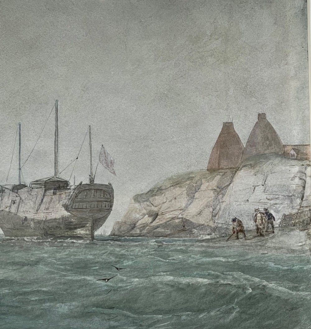 Marine Watercolour by John Cuthbert Salmon (1844-1917) View II