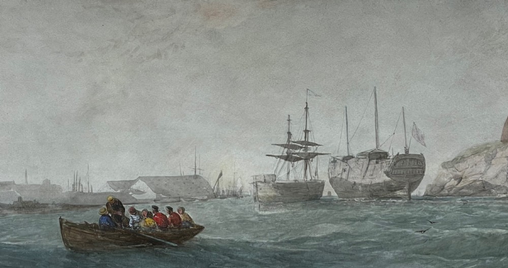 Marine Watercolour by John Cuthbert Salmon (1844-1917) View III