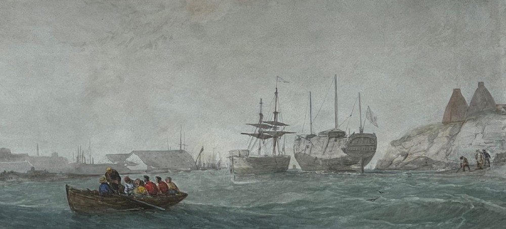 Marine Watercolour by John Cuthbert Salmon (1844-1917) View IV