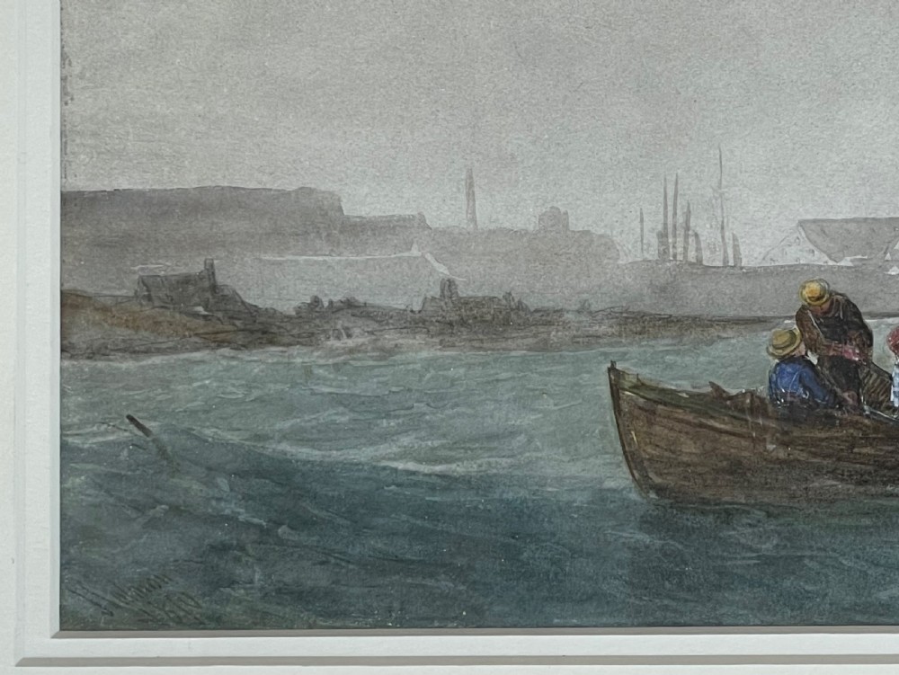 Marine Watercolour by John Cuthbert Salmon (1844-1917) View V