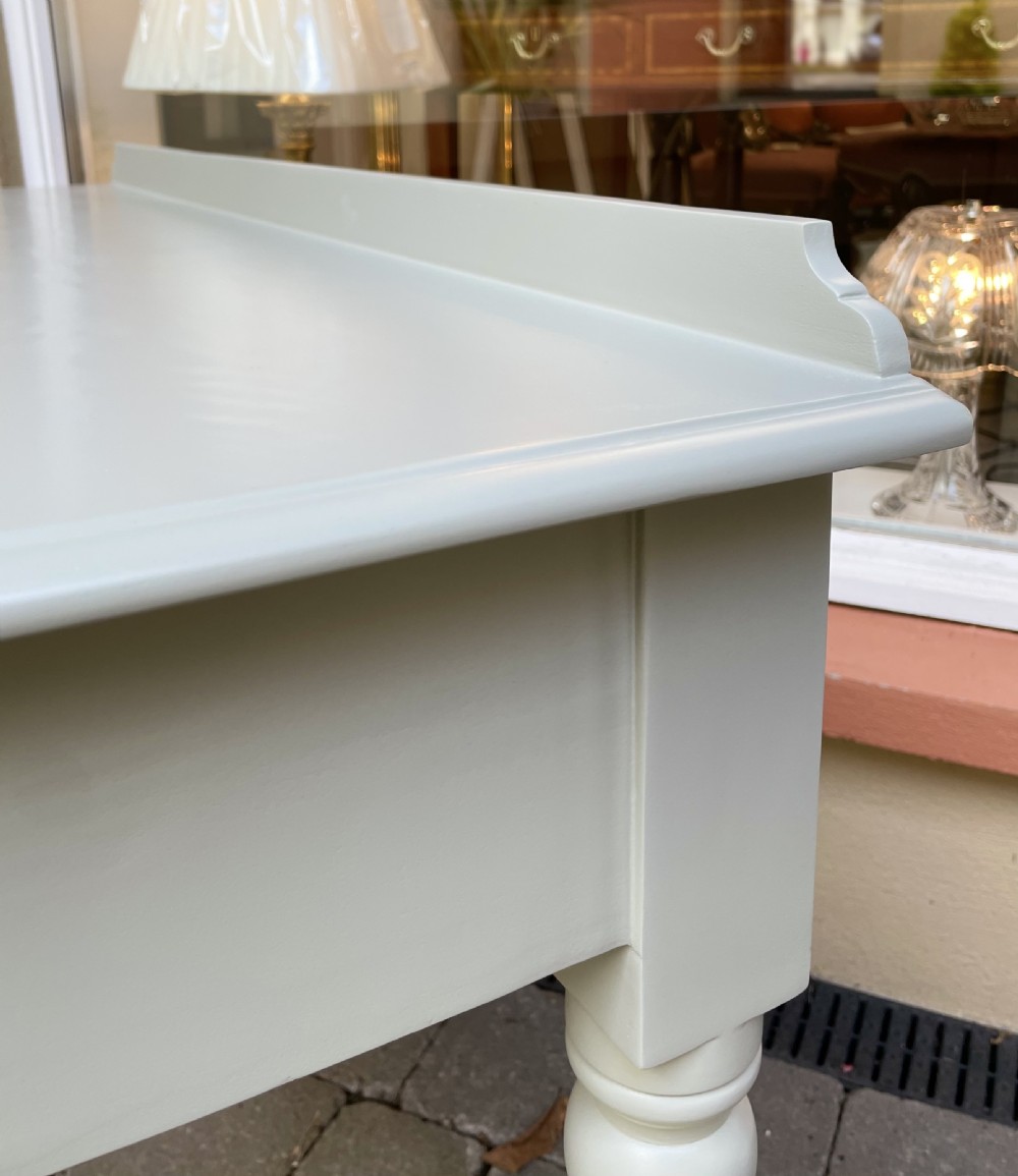 Victorian Painted Pine Side Writing Table by Heal & Sons View III