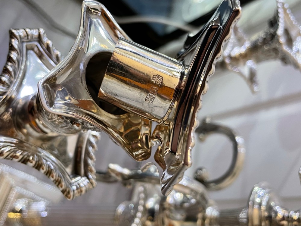 Impressive Victorian Solid Silver Five Light Candelabra Candelabrum, 1895 View XII