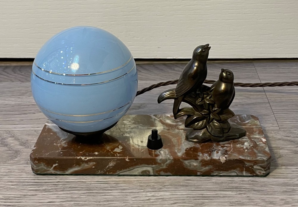 French Art Deco & Spelter Mood Lamp View VI