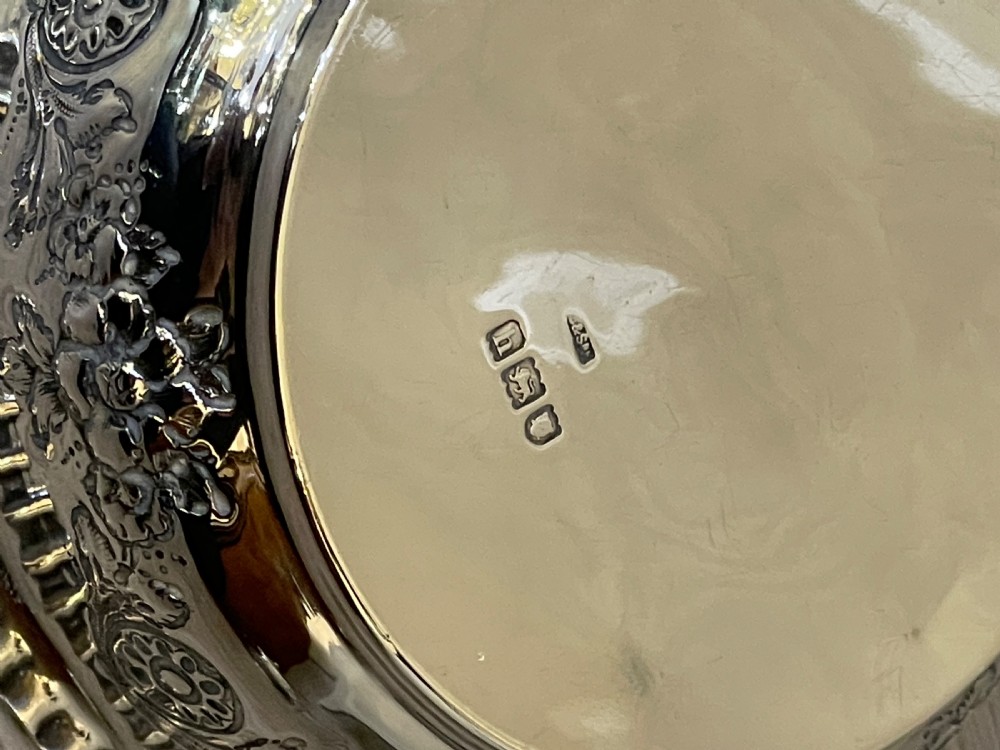 Edwardian Silver Bon Bon Dish Bowl, 1903 View V