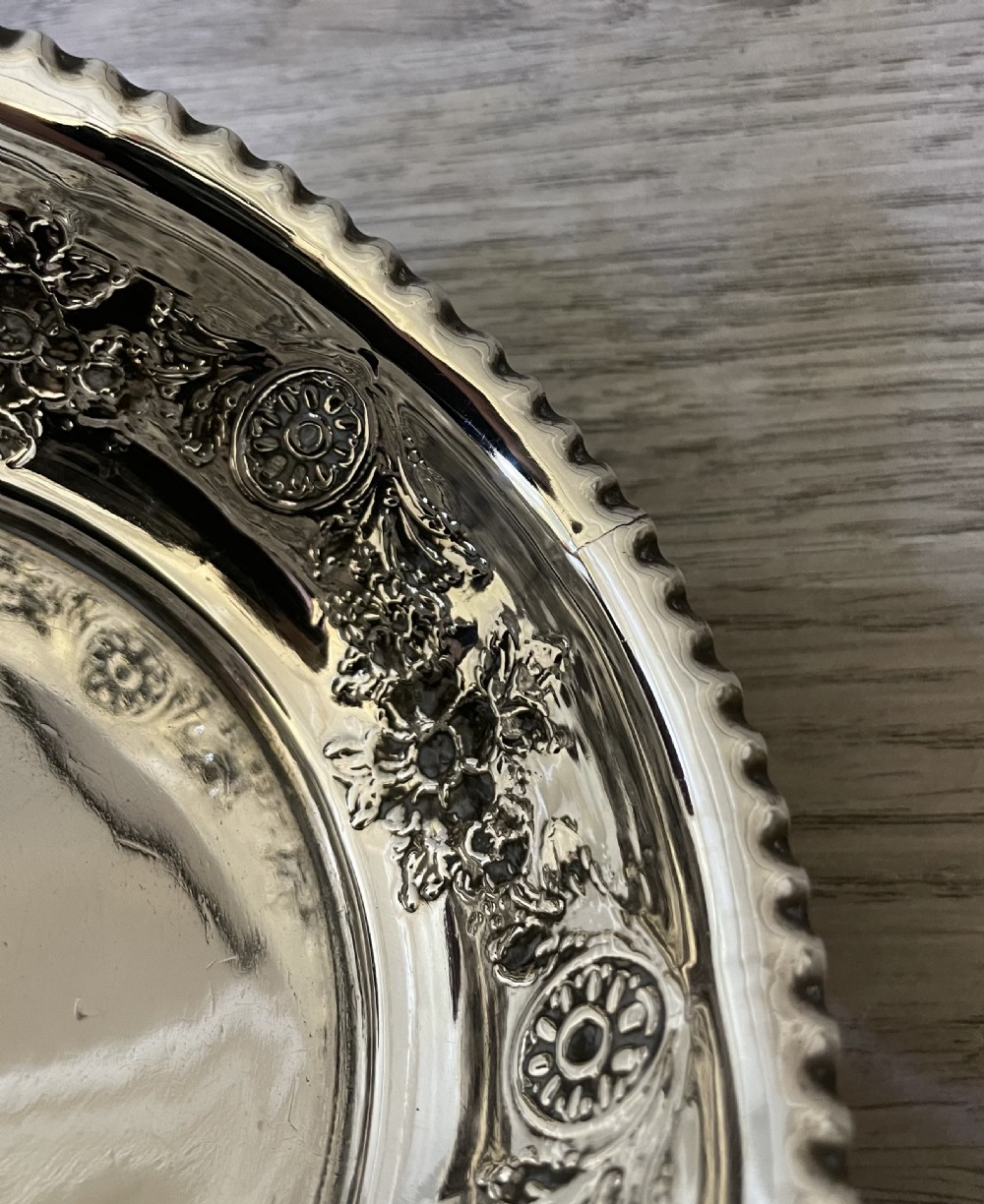 Edwardian Silver Bon Bon Dish Bowl, 1903 View VI