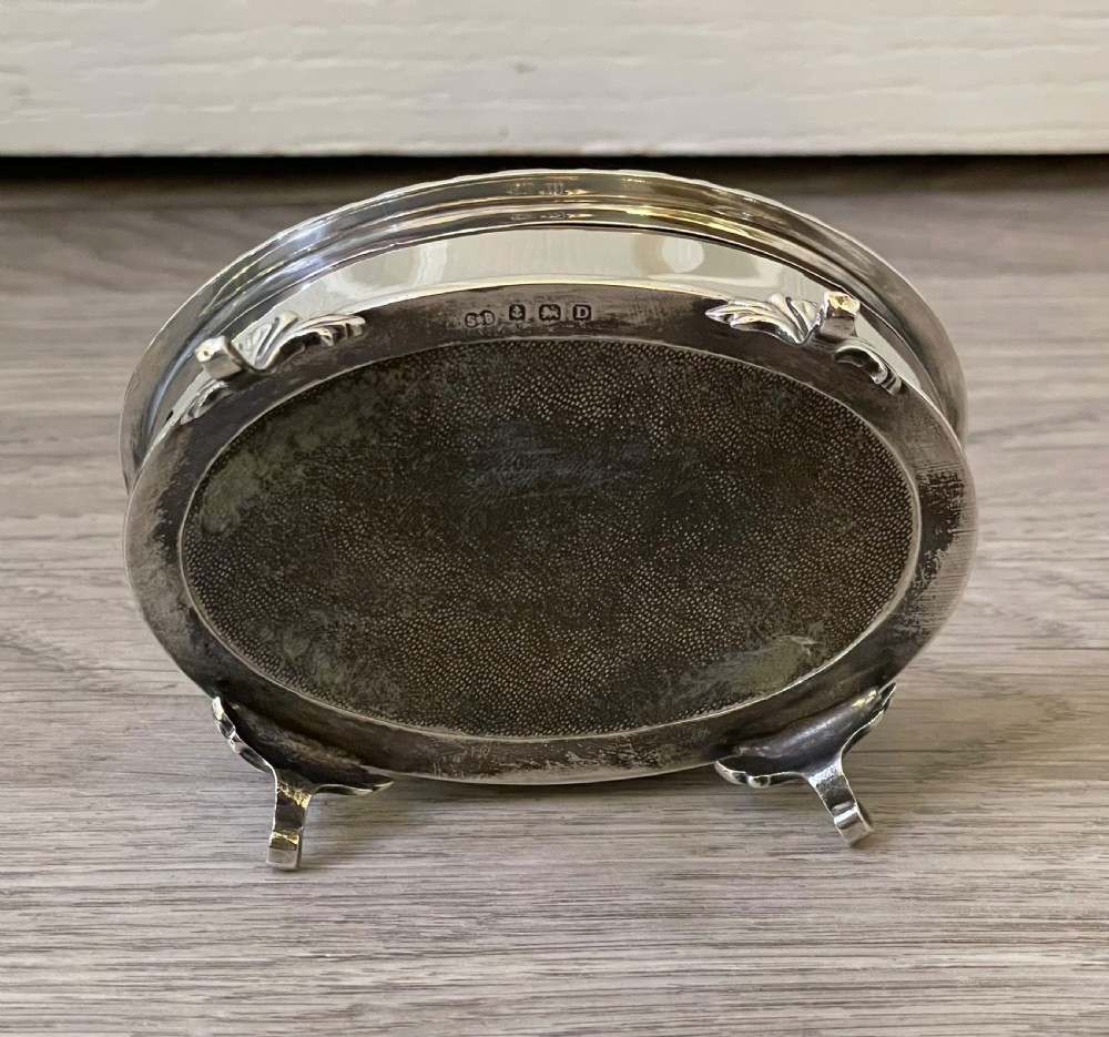 Quality George V Silver Jewellery Box By Synyer & Beddoes  View VIII