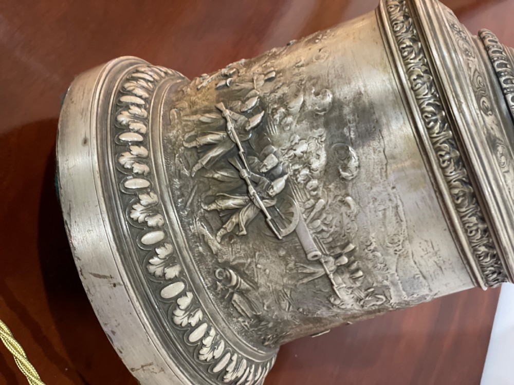 A most impressive Elkington & Co Table Lamp View VI
