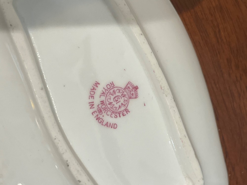 Royal Worcester Hand Painted Dish, by A Schuck View IV