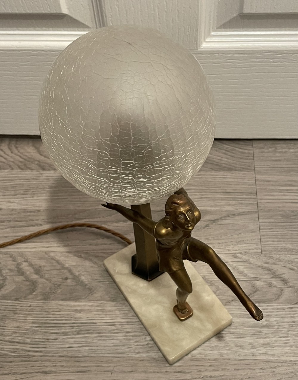 Art Deco Lady Lamp, manner of Josef Lorenzl  View IV